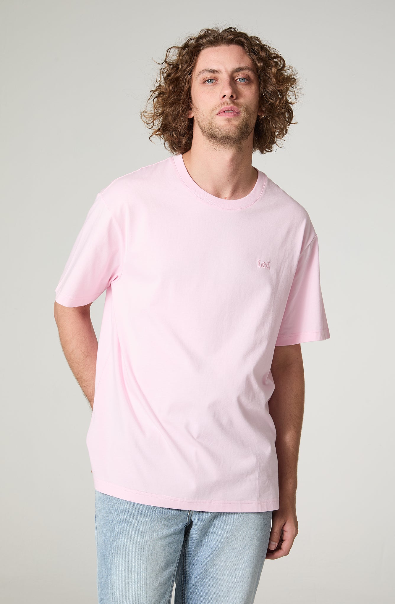 Polera Hombre Regular Fit Rosado