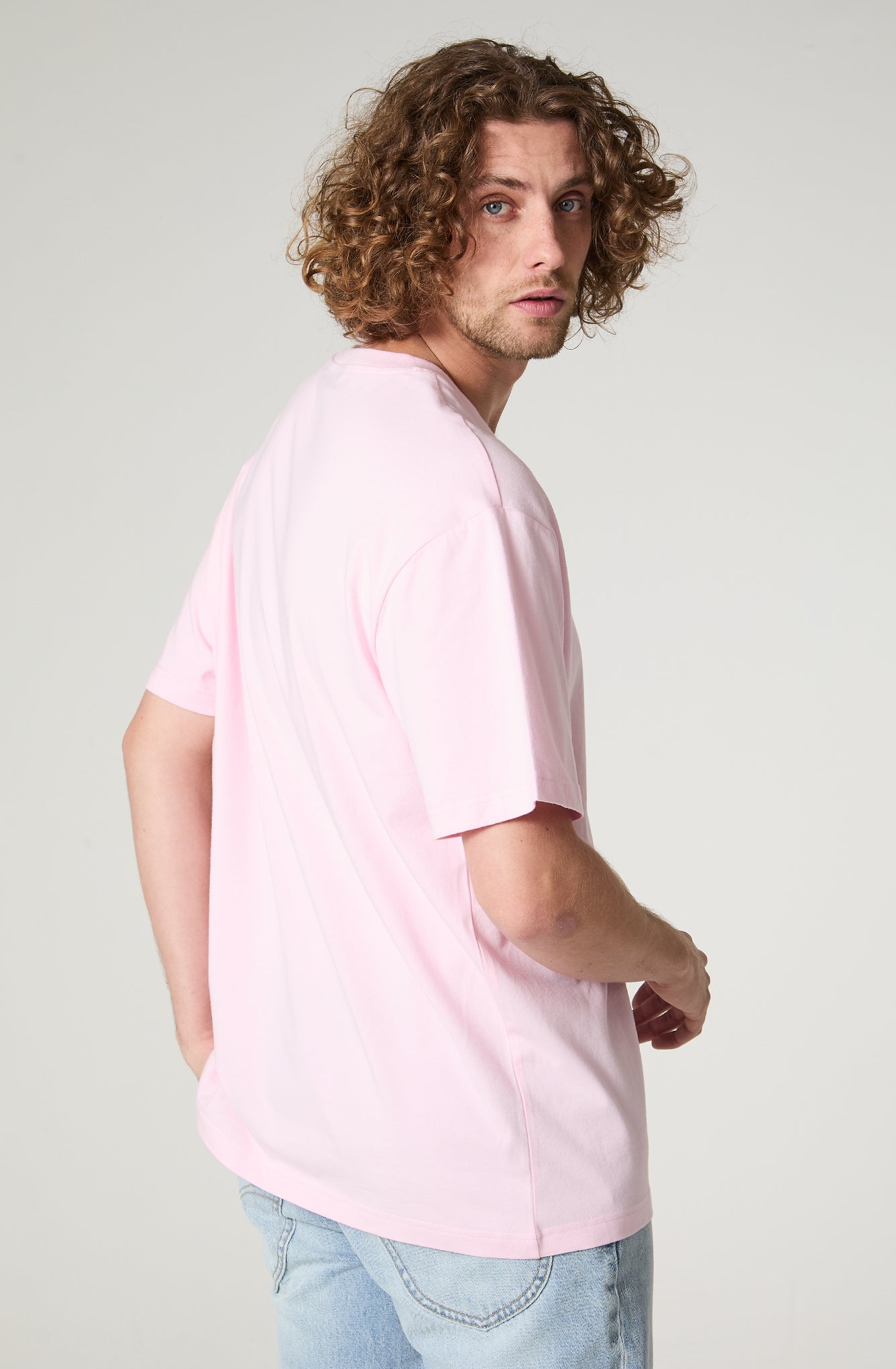 Polera Hombre Regular Fit Rosado