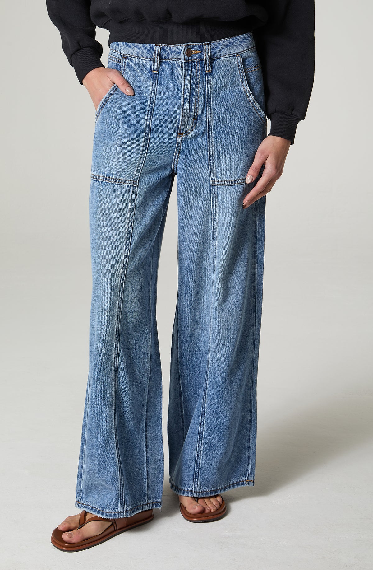 Jeans Lee Carpenter Stone