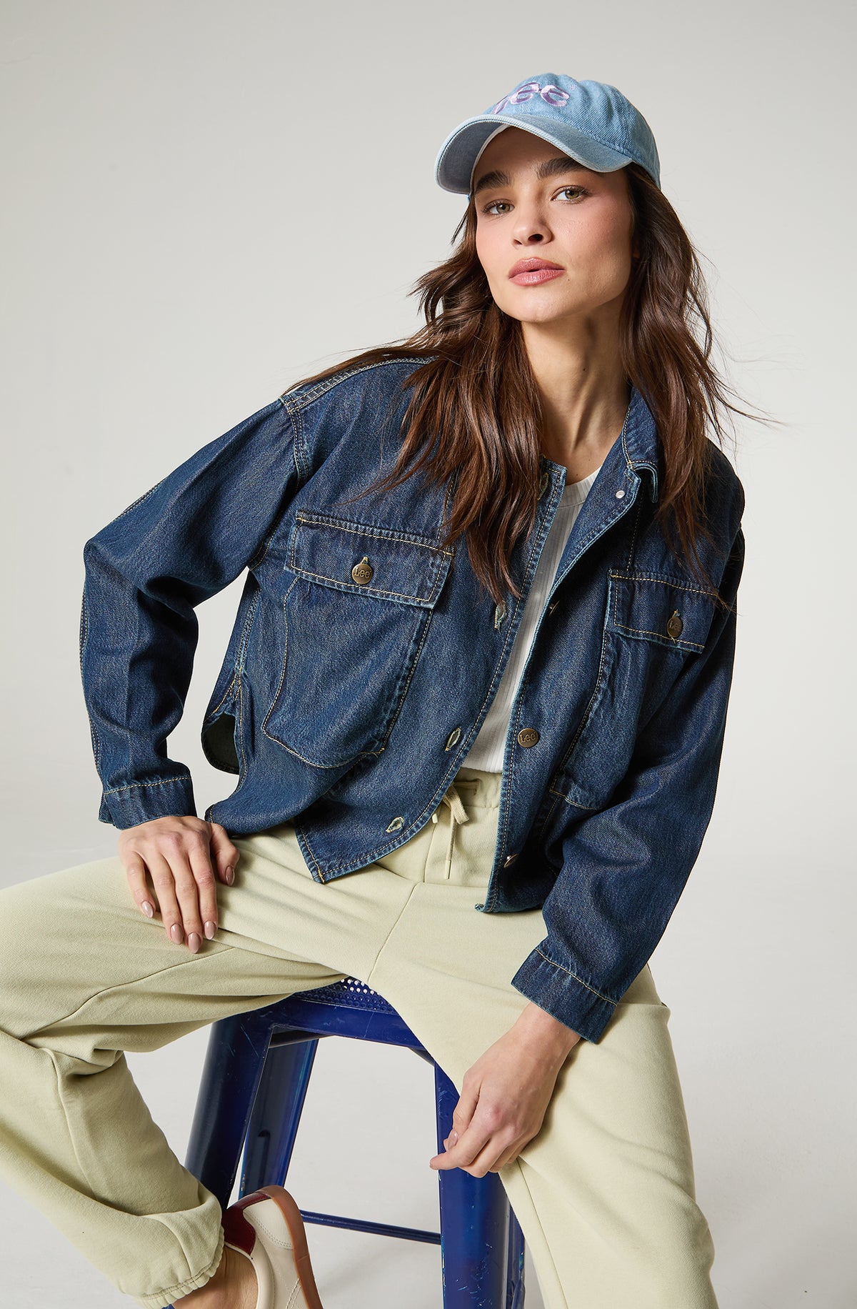 Buzo Mujer Jogger Pale Khaki