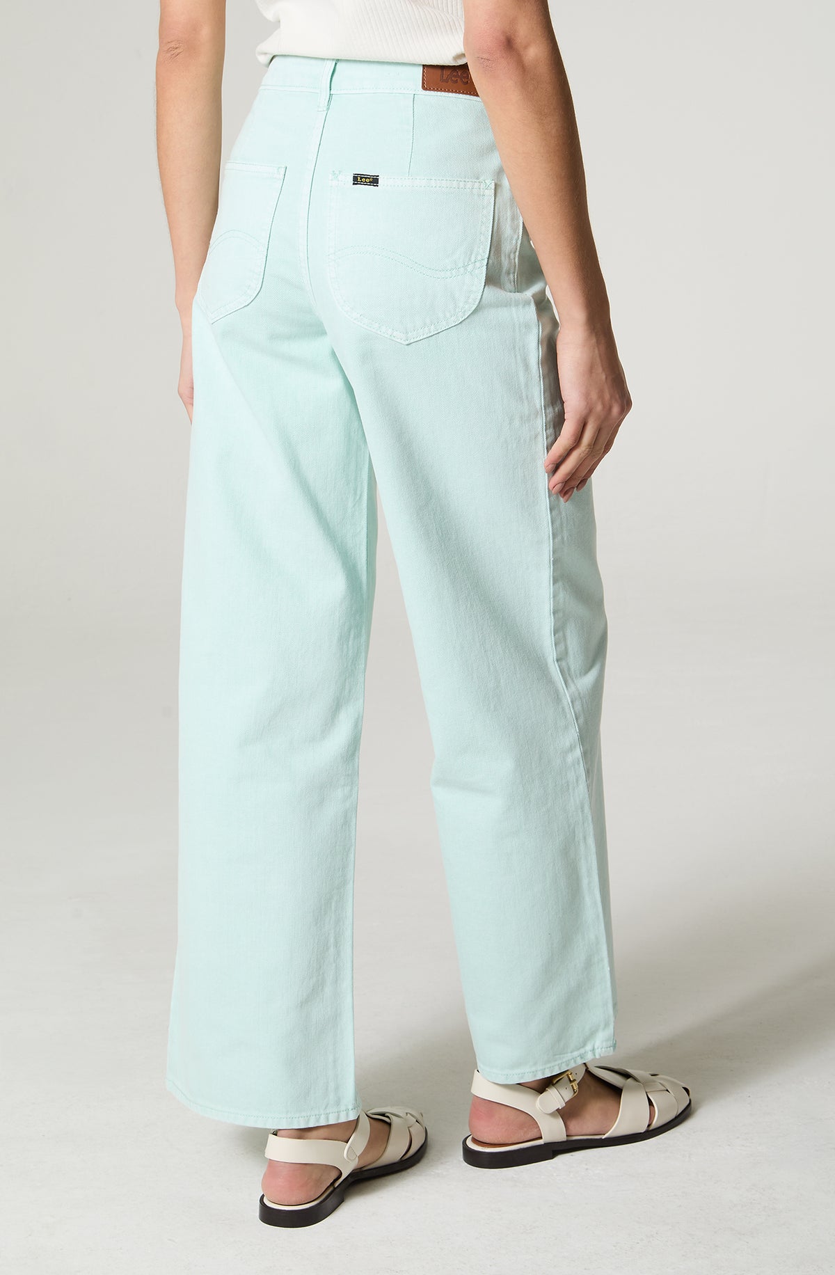 Jeans Mujer Tiro Alto Stella A Line Relaxed Fit Light Fallon