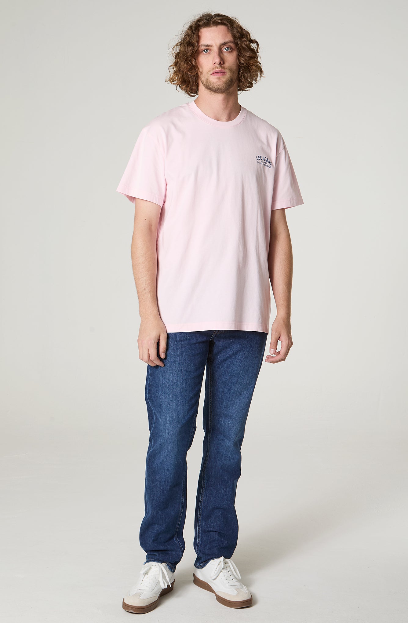 Jeans Hombre Daren Regular Straight Fit Blue Washed