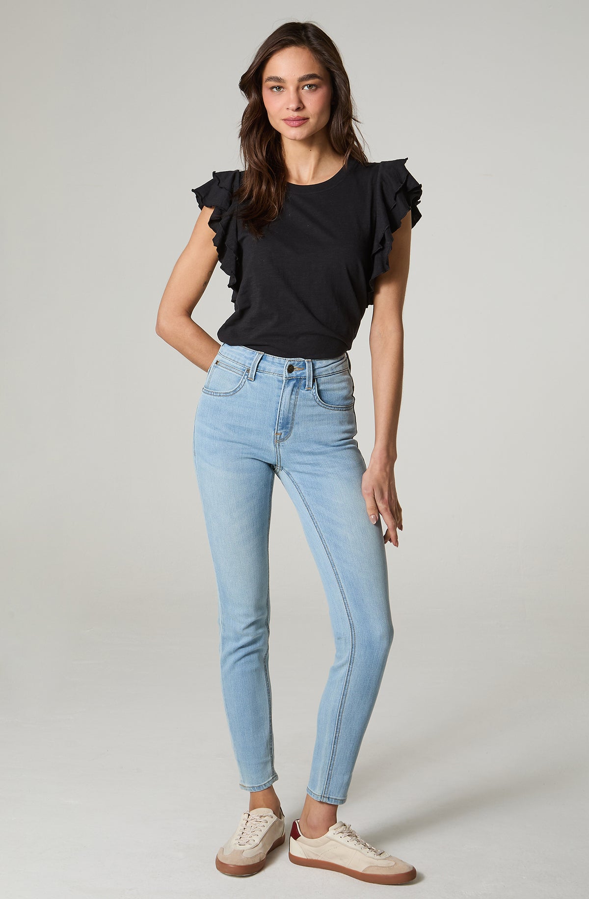 Jeans Mujer Tiro Alto Scarlett High Skinny Fit Mid Copan