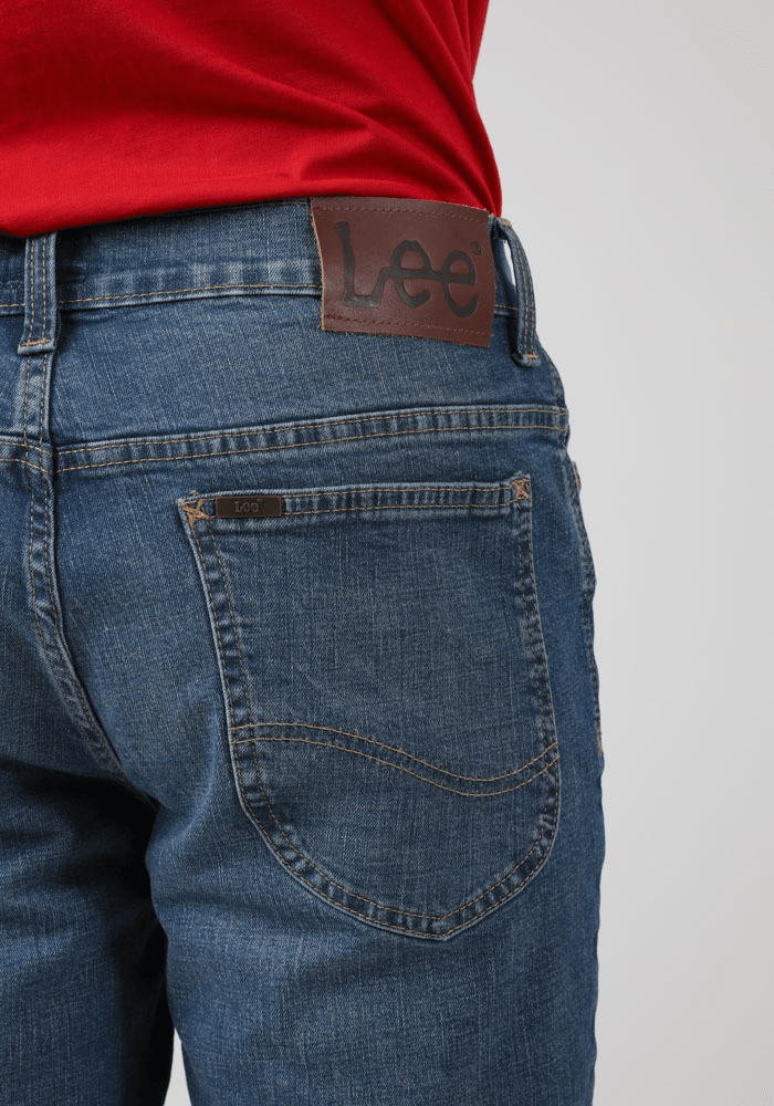Jeans Hombre Luke Slim Fit Mid Stone