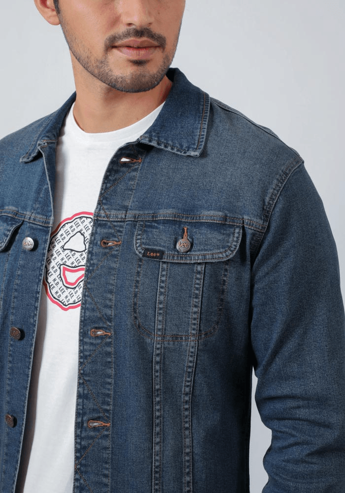 Chaqueta Hombre Slim Rider Dark Stone