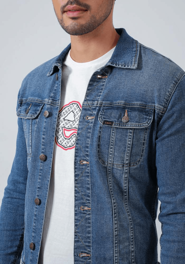 Chaqueta Hombre Slim Rider Mid Stone