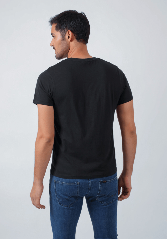 Polera Hombre Iconic Logo Tee Black