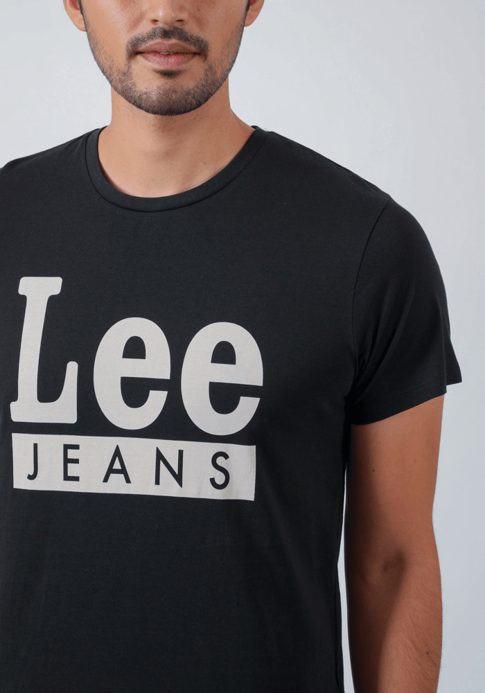 Polera Hombre Iconic Logo Tee Black