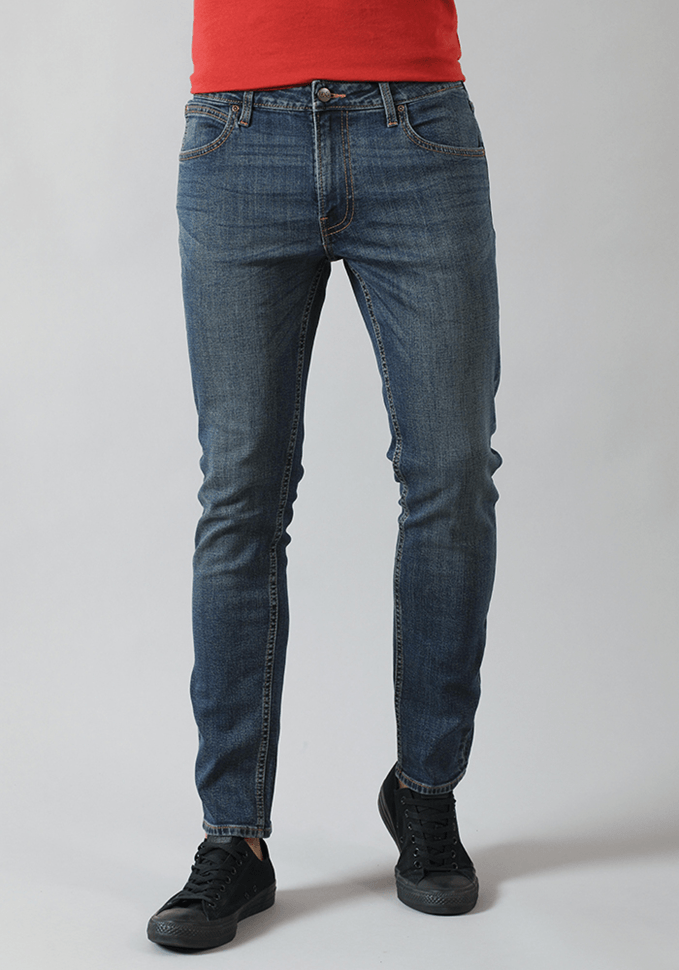 Jeans Hombre Slim Fit Stone Mid