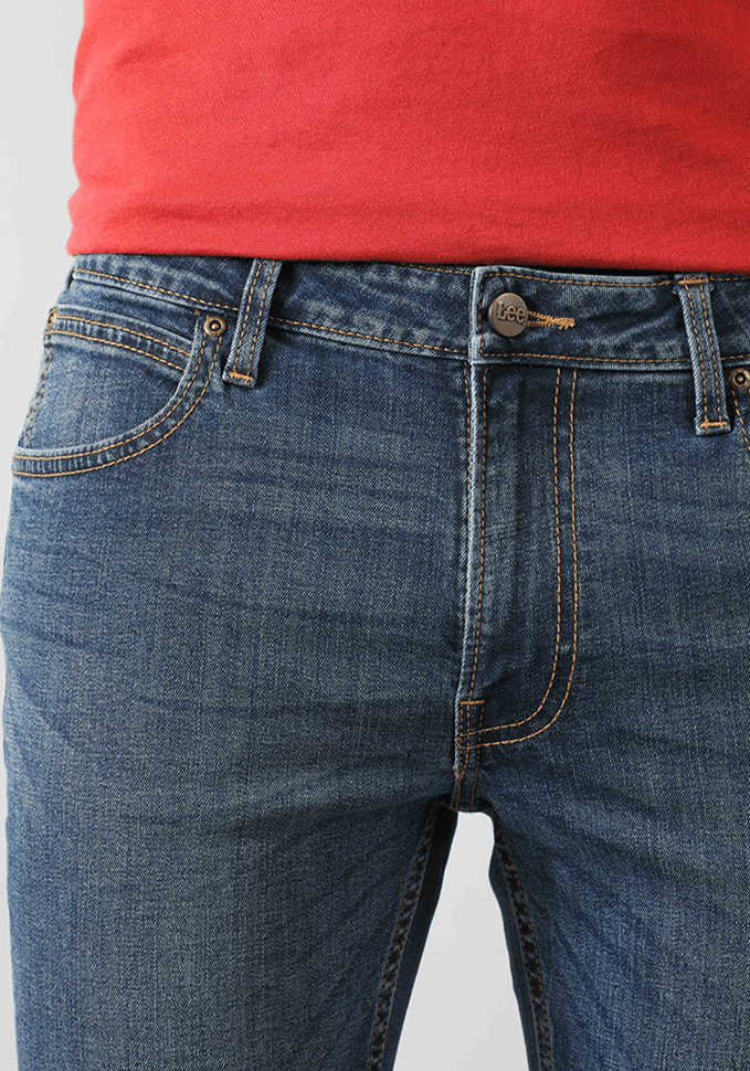 Jeans Hombre Slim Fit Stone Mid
