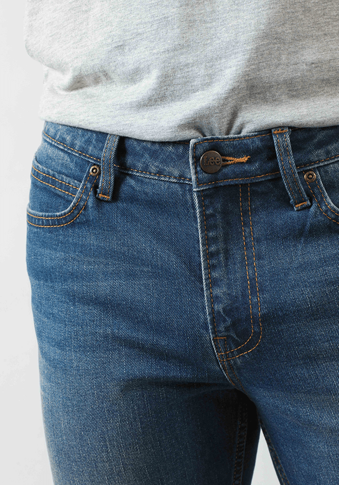 Jeans Hombre Skinny Fit Mid Blue Street