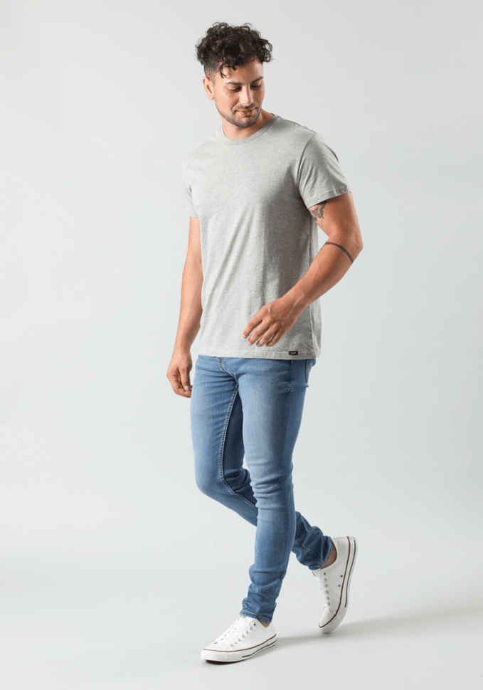 Jeans Hombre Malone Skinny Fit Light Clean