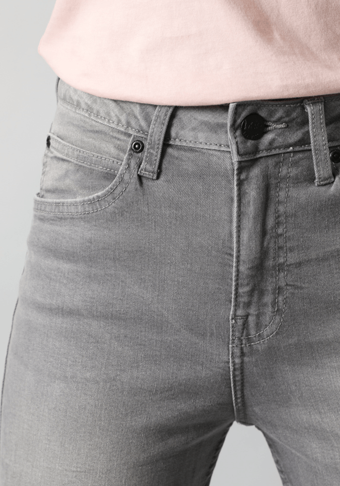 Jeans Mujer Tiro Alto Ivy Skinny Fit High Grey Holly