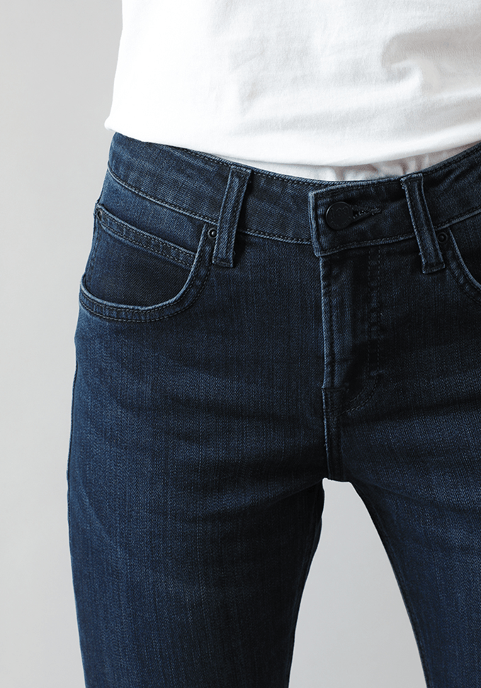 Jeans Mujer Elly Slim Fit Dark Lea