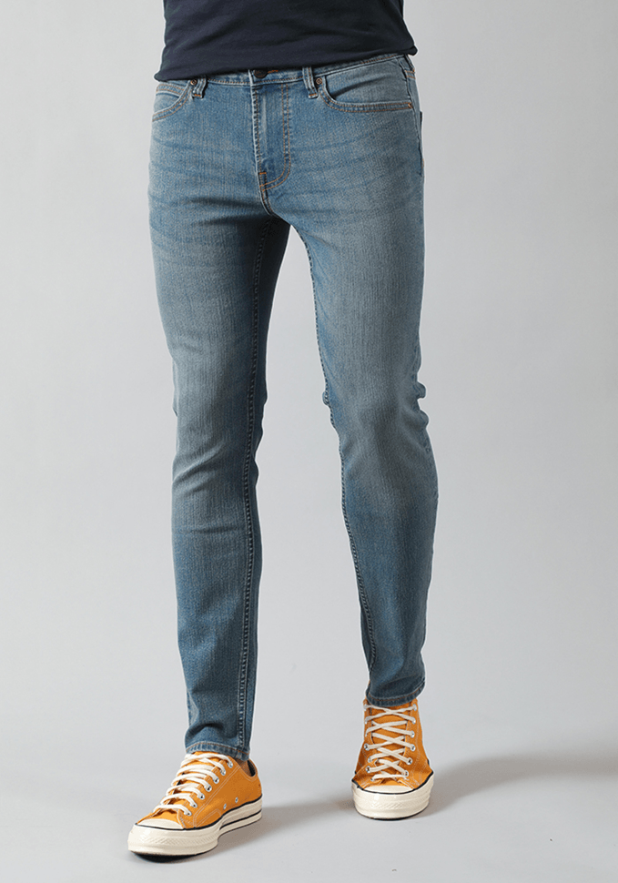 Jeans Hombre Skinny Fit Dark Stone