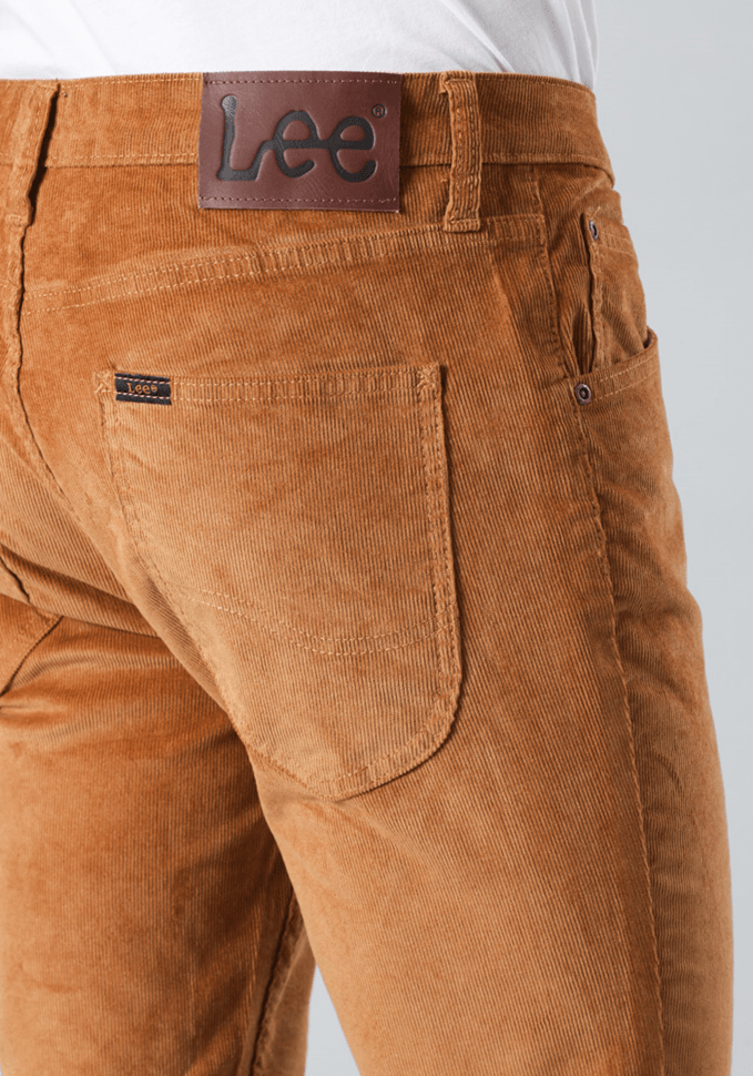 Pantalón Hombre Luke Cotelé Slim Fit Tobacco Brown