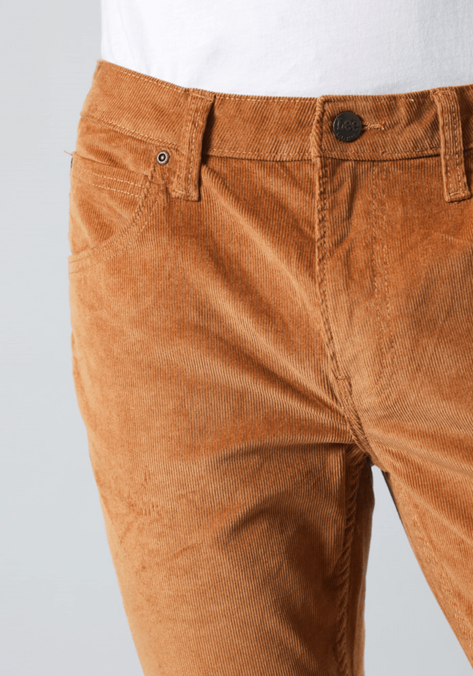 Pantalón Hombre Luke Cotelé Slim Fit Tobacco Brown