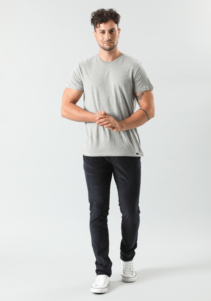 Pantalón Hombre Luke Cotelé Slim Fit Sky Captain