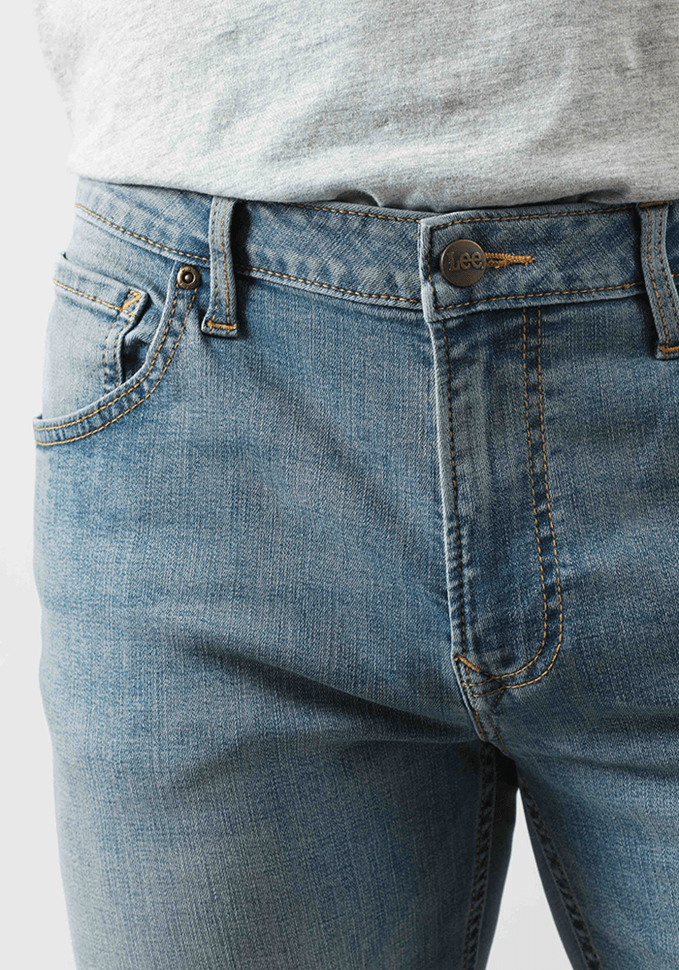 Jeans Hombre Regular Fit Mid Street