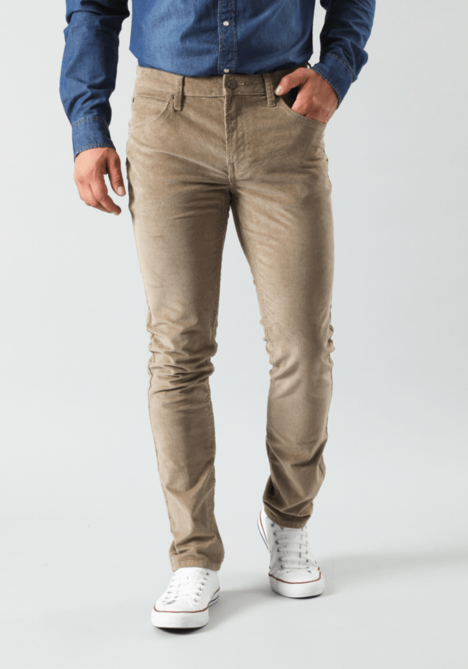 Pantalón Hombre Luke Cotelé Slim Fit Turkish Coffee