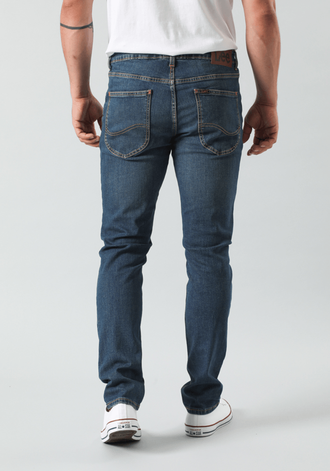 Jeans Hombre Slim Fit Mid Blue