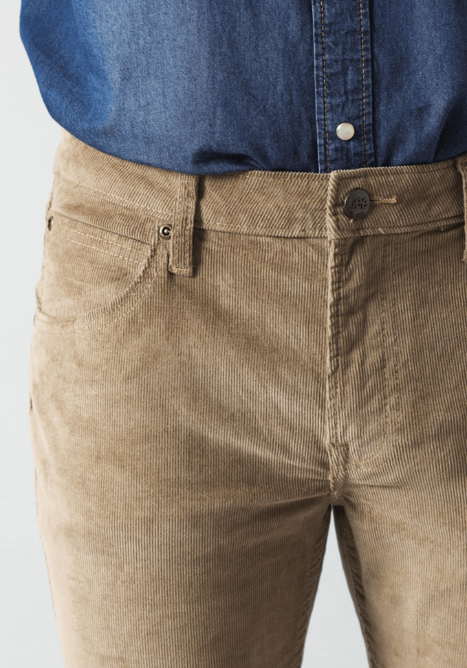 Pantalón Hombre Luke Cotelé Slim Fit Turkish Coffee