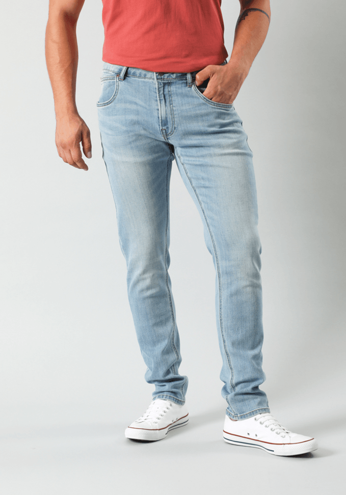 Jeans Hombre Luke Slim Fit Worn New Hill