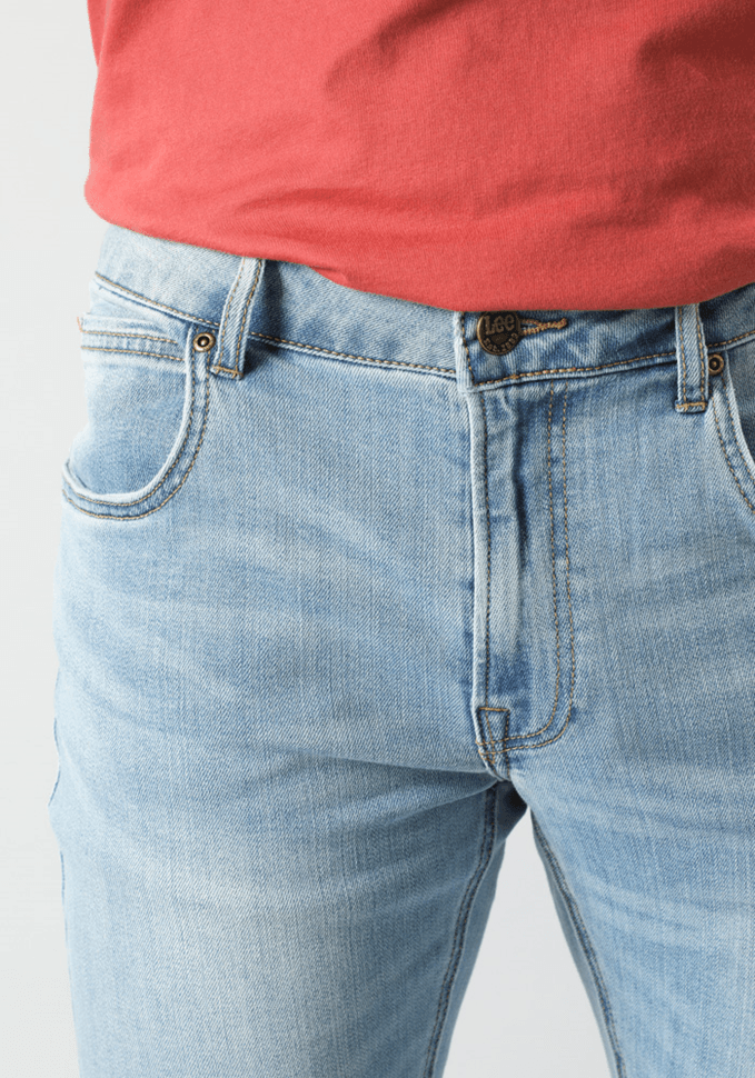 Jeans Hombre Luke Slim Fit Worn New Hill