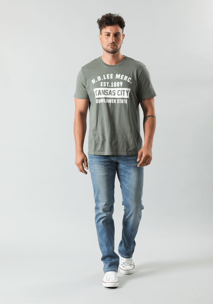 Jeans Hombre Brooklyn Classic Straight Fit Mid Park