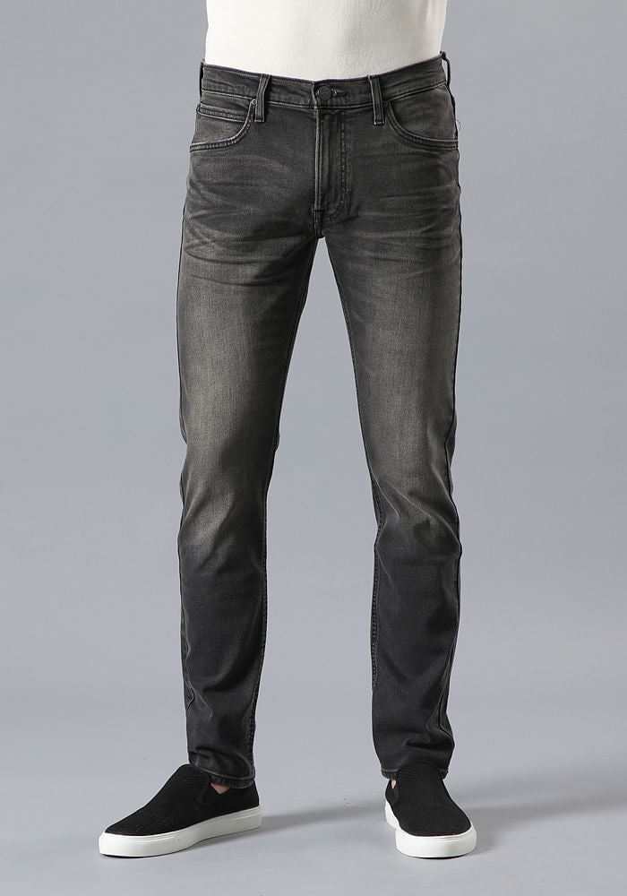 Jeans Hombre Luke Slim Tapered Fit Black Washed