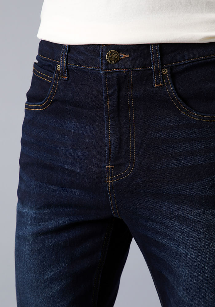 Jeans Hombre Austin Regular Tapered Fit Strong Dark