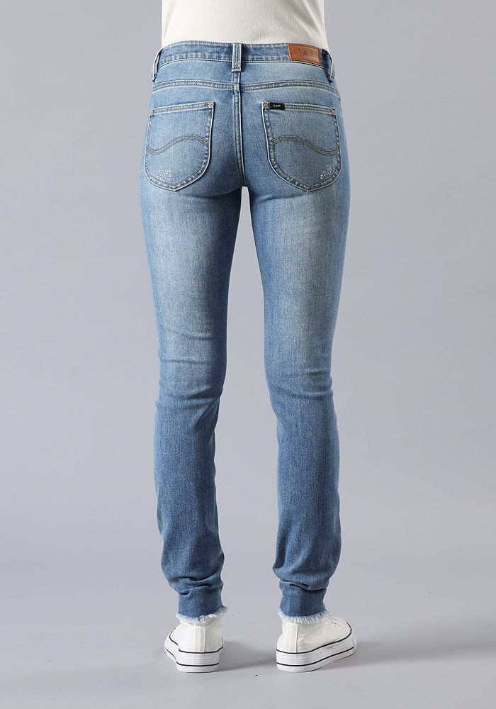 Jeans Mujer Tiro Alto Scarlett High Skinny Fit Light Blue