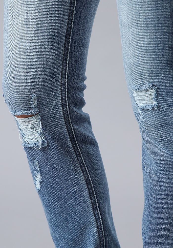 Jeans Mujer Tiro Alto Scarlett High Skinny Fit Light Blue