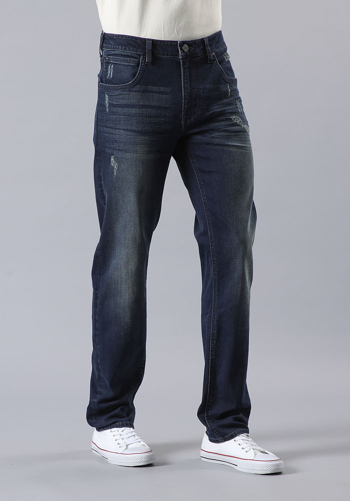Jeans Hombre Daren Regular Straight Fit Stone Blue