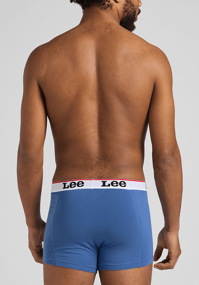 Boxer Hombre 2-Pack Trunk White & Blue