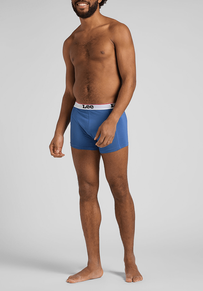 Boxer Hombre 2-Pack Trunk White & Blue