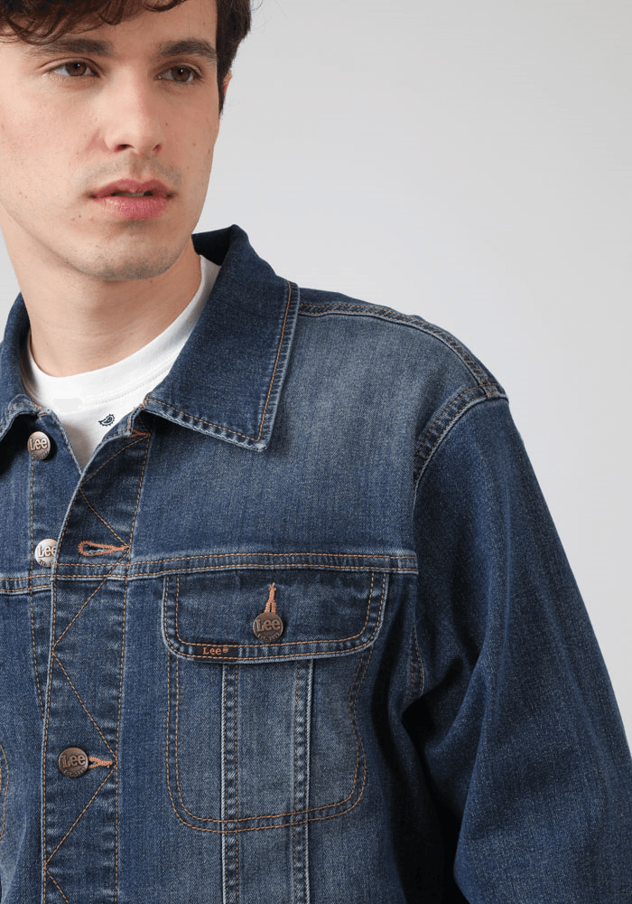 Chaqueta Hombre Slim Rider Mid Stone I