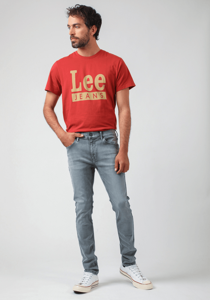 Jeans Hombre Malone Skinny Fit Mid Grey