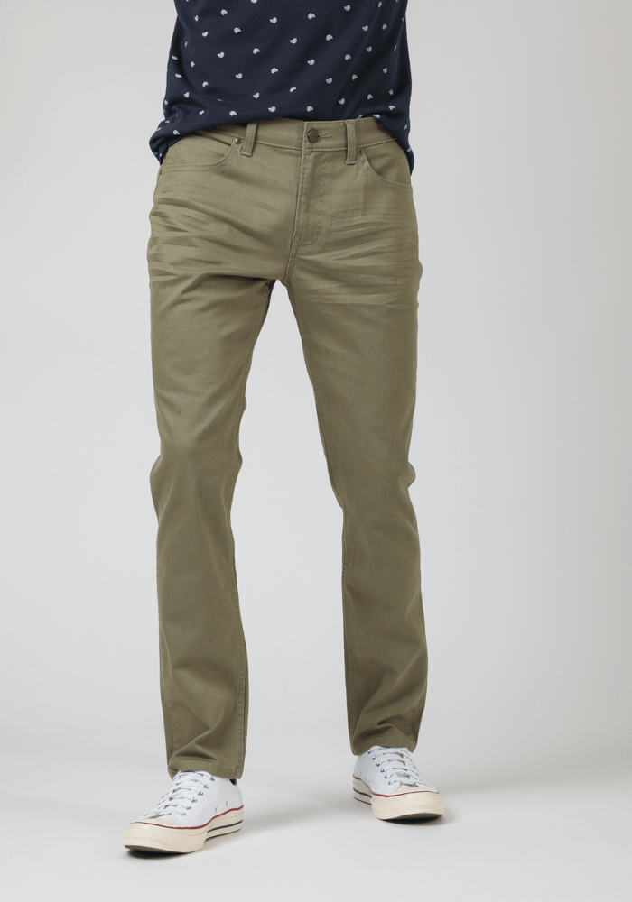 Pantalón Hombre Luke Color Slim Fit Faded Khaki
