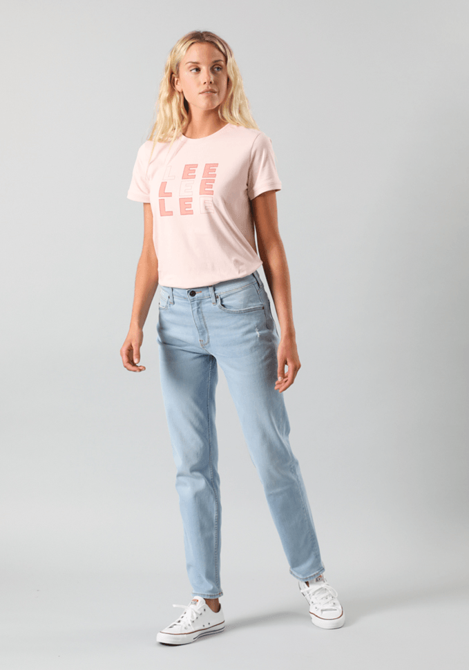 Jeans Mujer Tiro Alto Carol Straight Fit Mid Brody