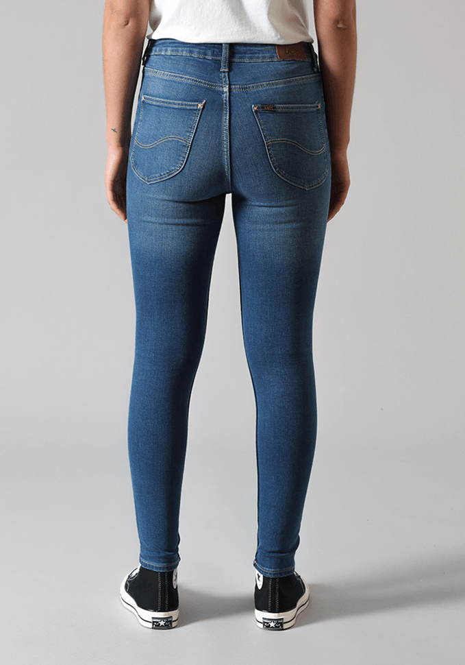 Jeans Mujer Tiro Alto Ivy Skinny Fit Clean Play