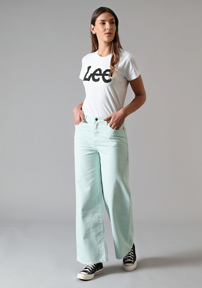 Jeans Mujer Tiro Alto Stella A Line Relaxed Fit Light Fallon