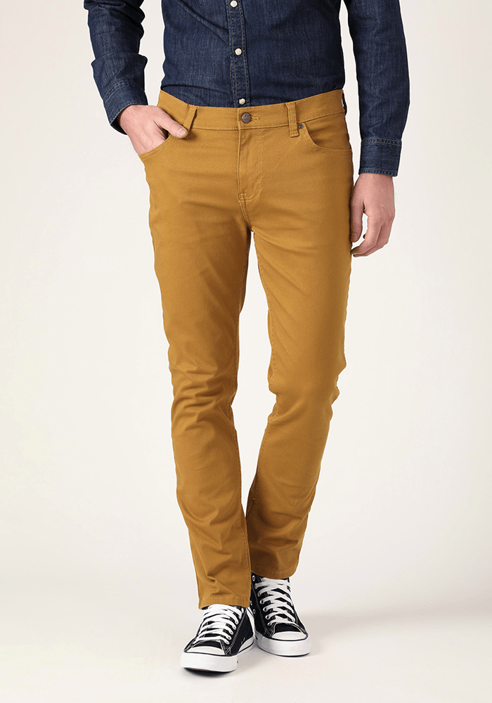 Pantalón Hombre Luke Slim Fit Sunny Ocre