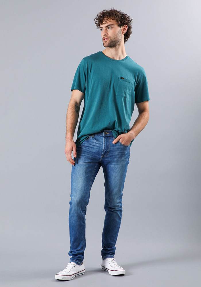 Jeans Hombre Malone Skinny Fit Worn Kali