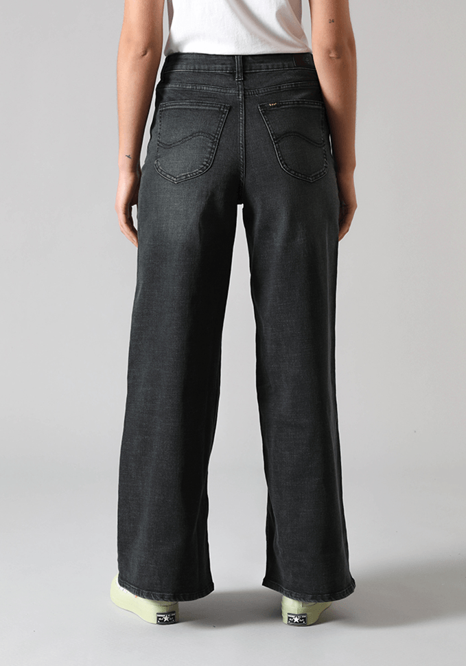 Jeans Mujer Tiro Alto Drew Relaxed Fit Black Duns