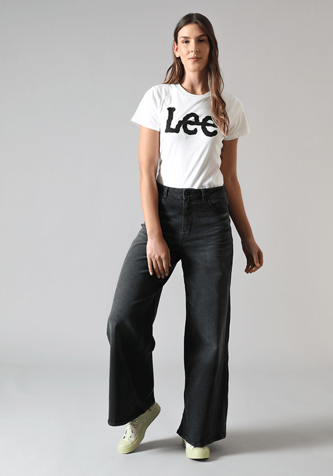 Jeans Mujer Tiro Alto Drew Relaxed Fit Black Duns