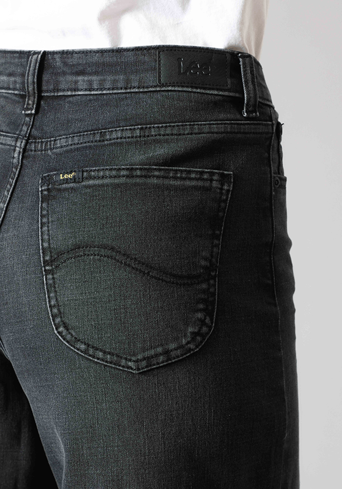 Jeans Mujer Tiro Alto Drew Relaxed Fit Black Duns