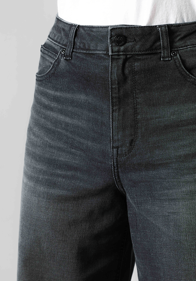 Jeans Mujer Tiro Alto Drew Relaxed Fit Black Duns