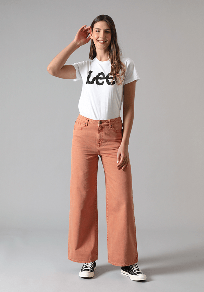 Jeans Mujer Tiro Alto Stella A Line Relaxed Fit Firestone