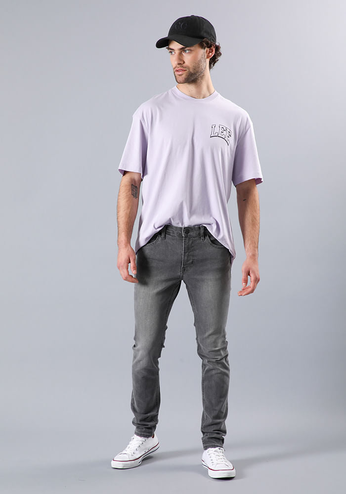 Jeans Hombre Malone Skinny Fit Grey Washed I
